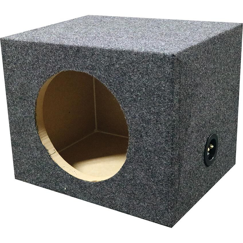 EMPTY WOOFER BOX 12" SQUARE QPOWER