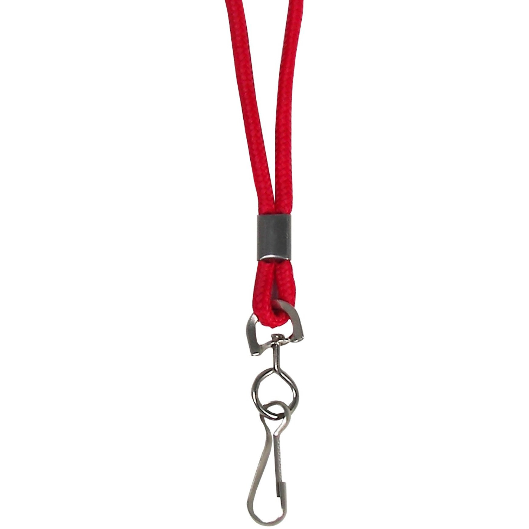 Standard Lanyard, Swivel Hook, Red (Set of 24)