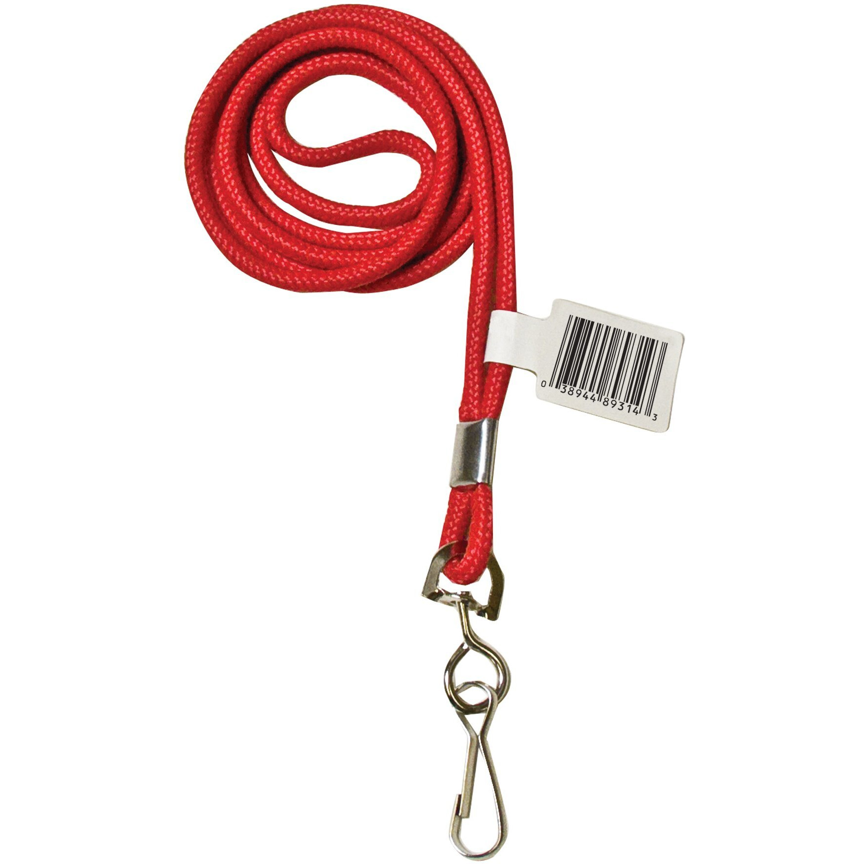 Standard Lanyard, Swivel Hook, Red (Set of 24)
