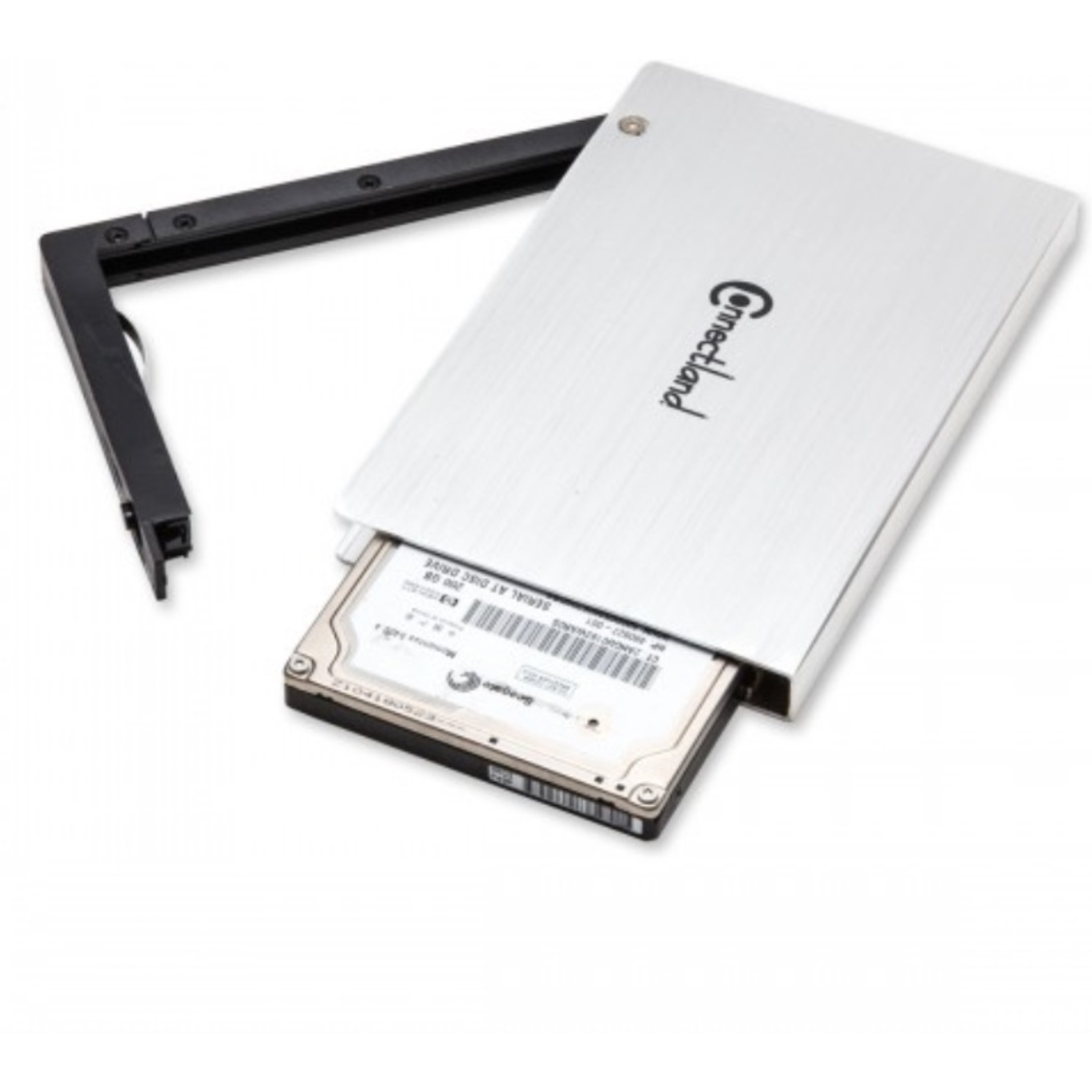 USB 3.0 2.5" Aluminum SATA6G HDD / SSD Enclosure, Silver Color, with Cable