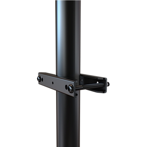 Clamp attaches to unistrut, pipe or any round or rectangular structure up to 3.5" in diameter