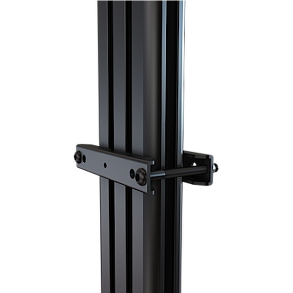 Clamp attaches to unistrut, pipe or any round or rectangular structure up to 3.5" in diameter