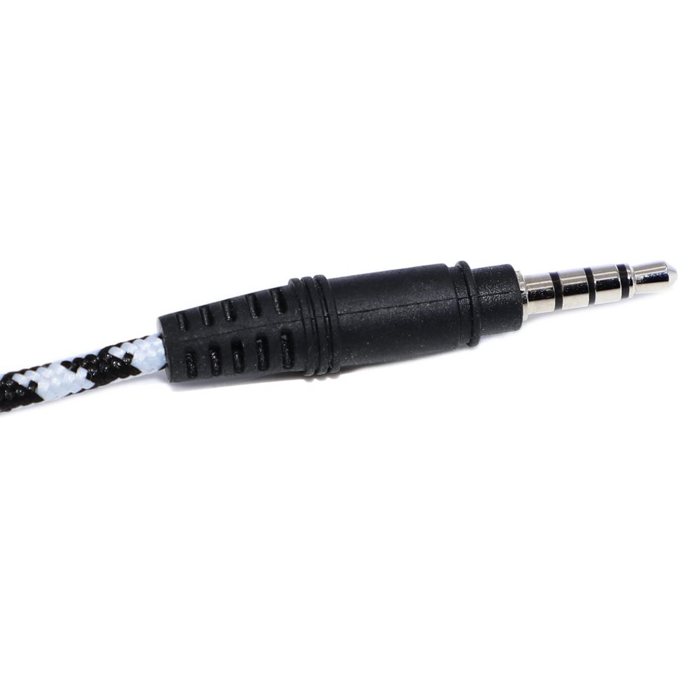 AE-36 Single Plug Mic Hdst Wht