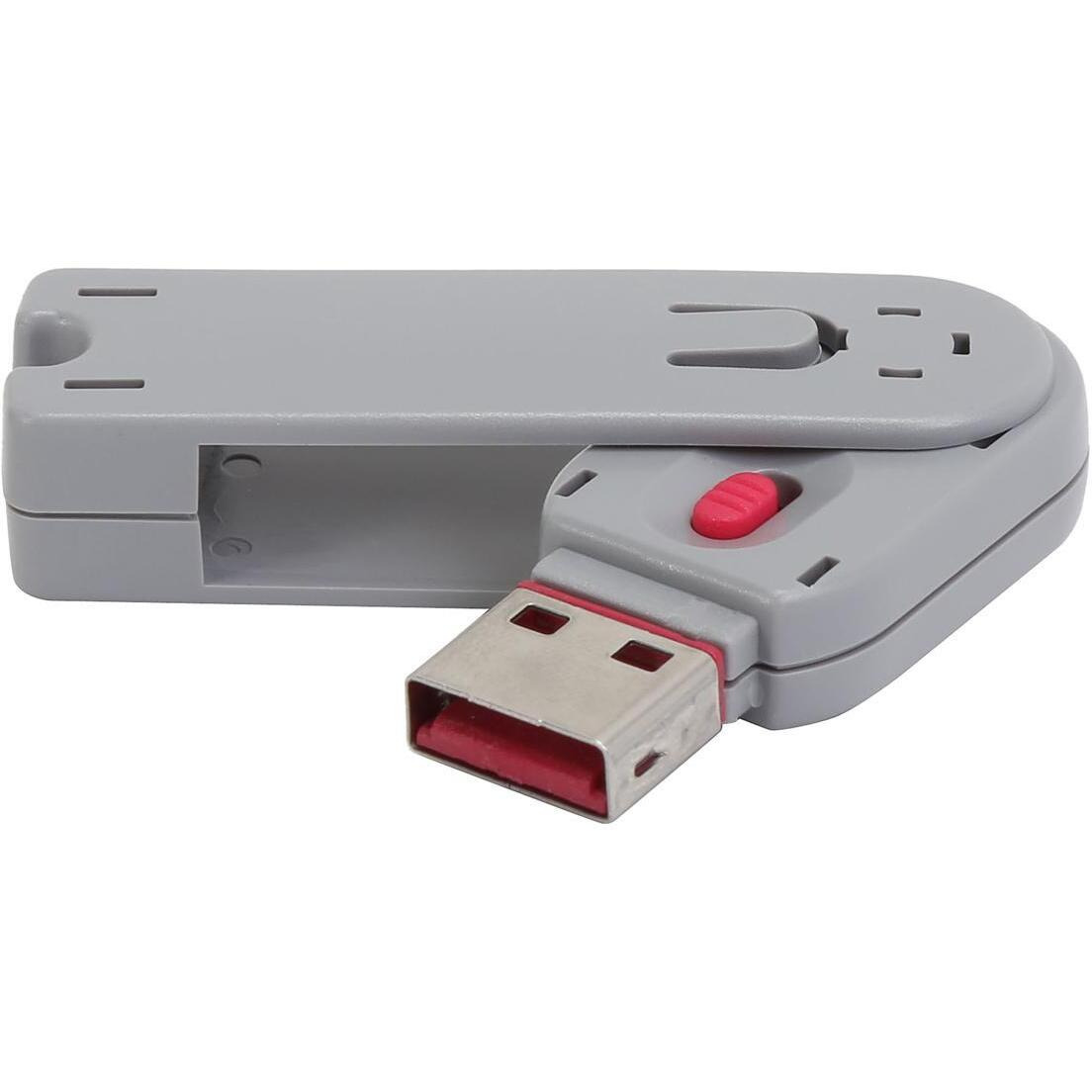USB Port Blocker with 1 Key and 4 USB Lock