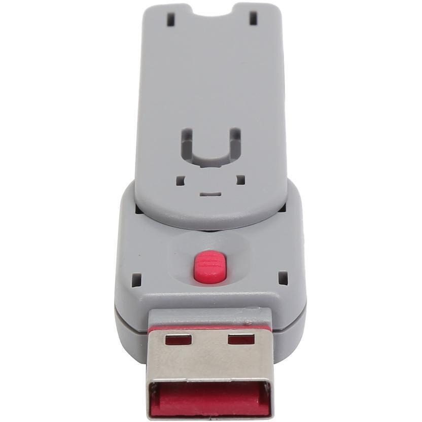 USB Port Blocker with 1 Key and 4 USB Lock