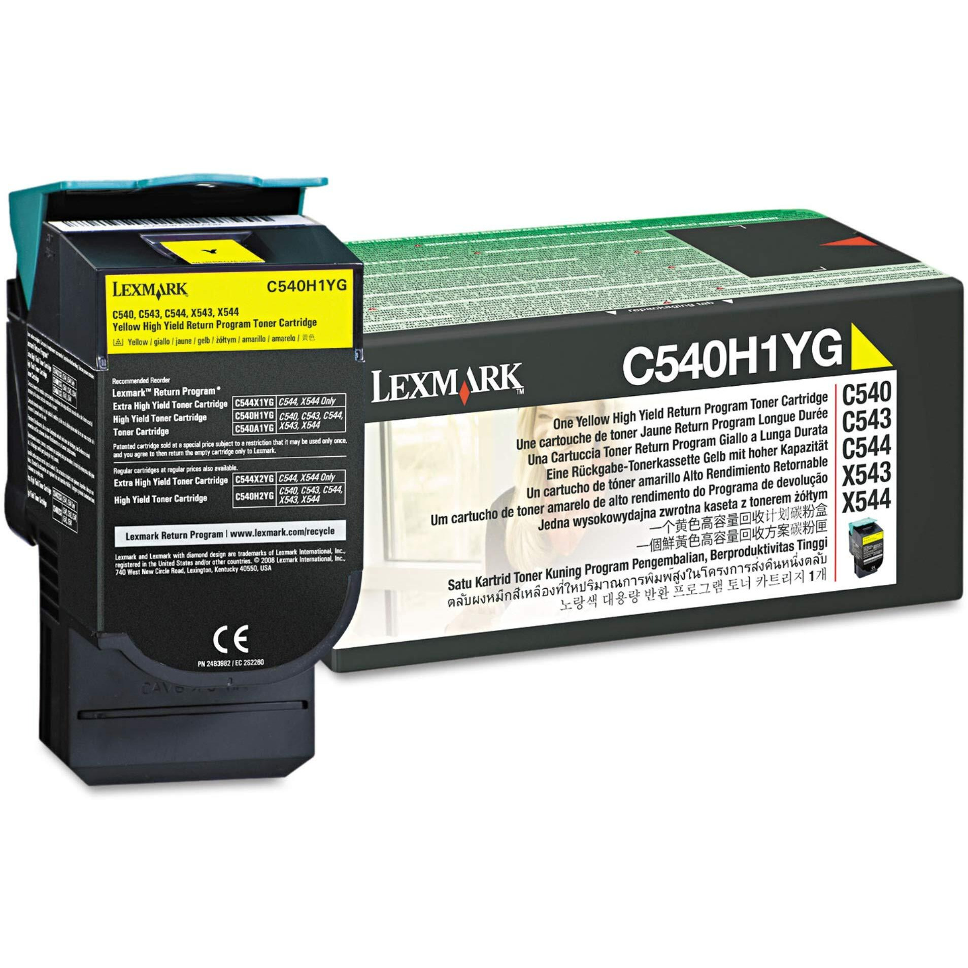 Lexmark Original Toner Cartridge - Laser - 2000 Pages - Yellow - 1 Each
