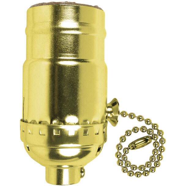 BRASS 3 WAY PULL SOCKET (Pack of 1)