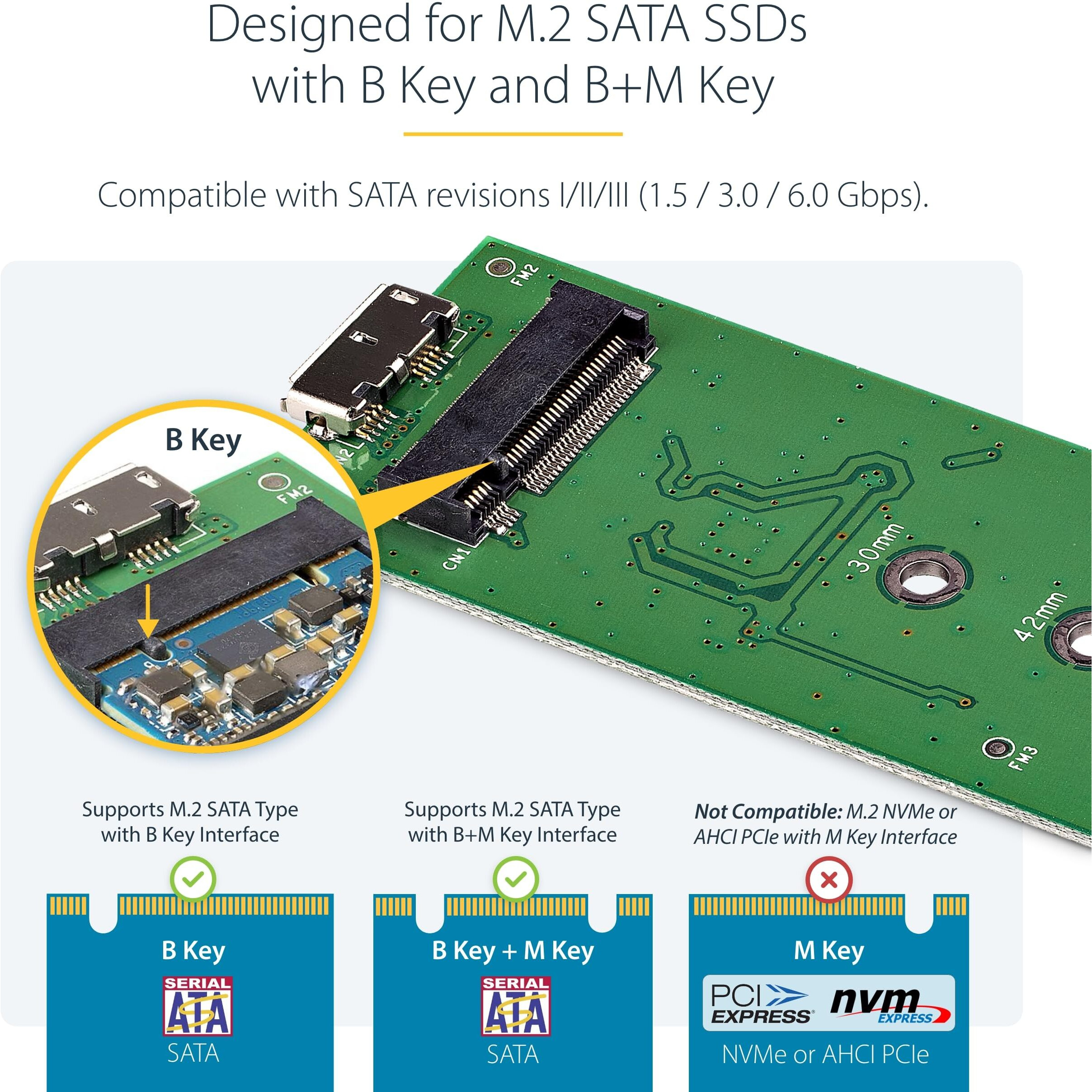 USB 3.0 to M.2 SSD Enclosure