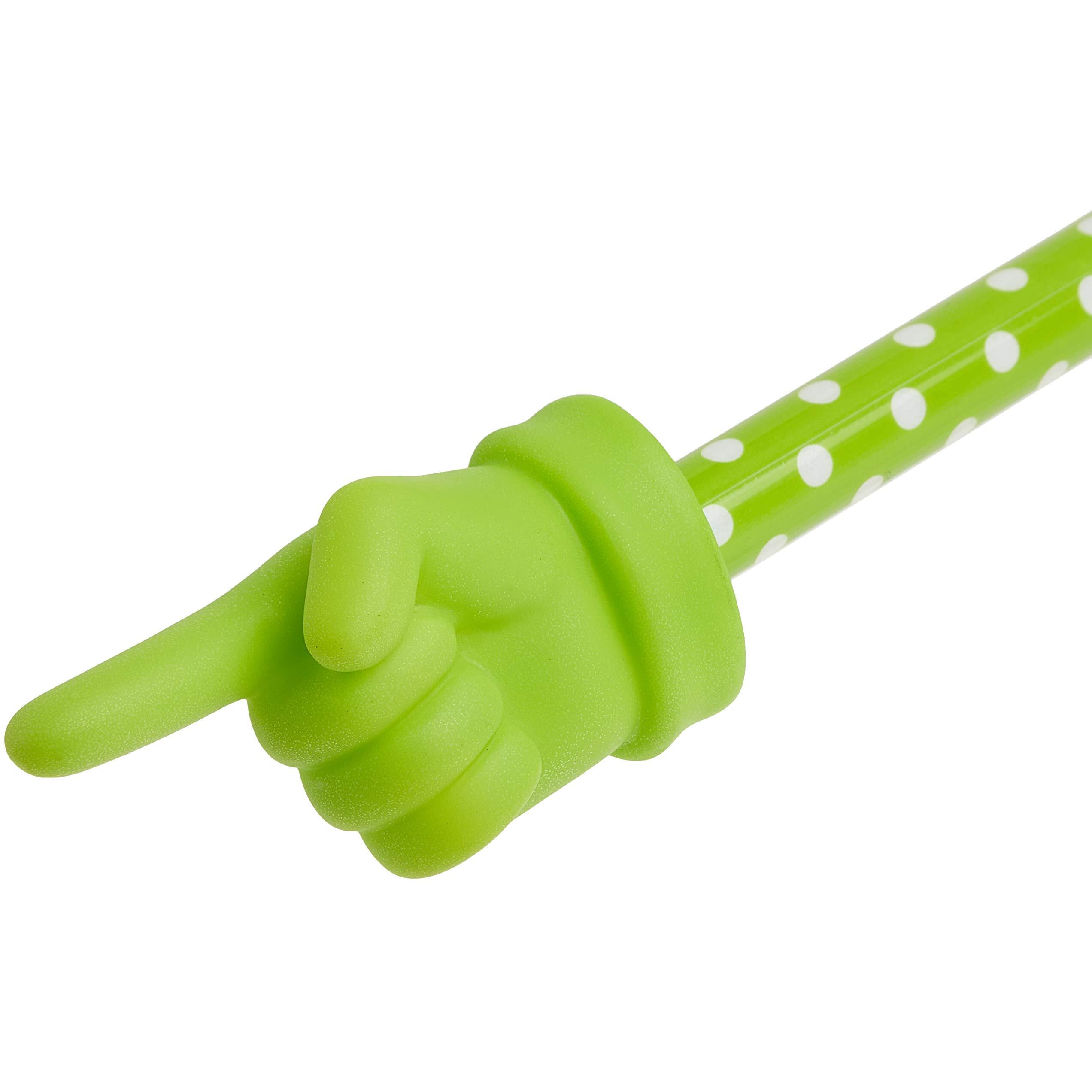 LIME POLKA DOTS HAND POINTER