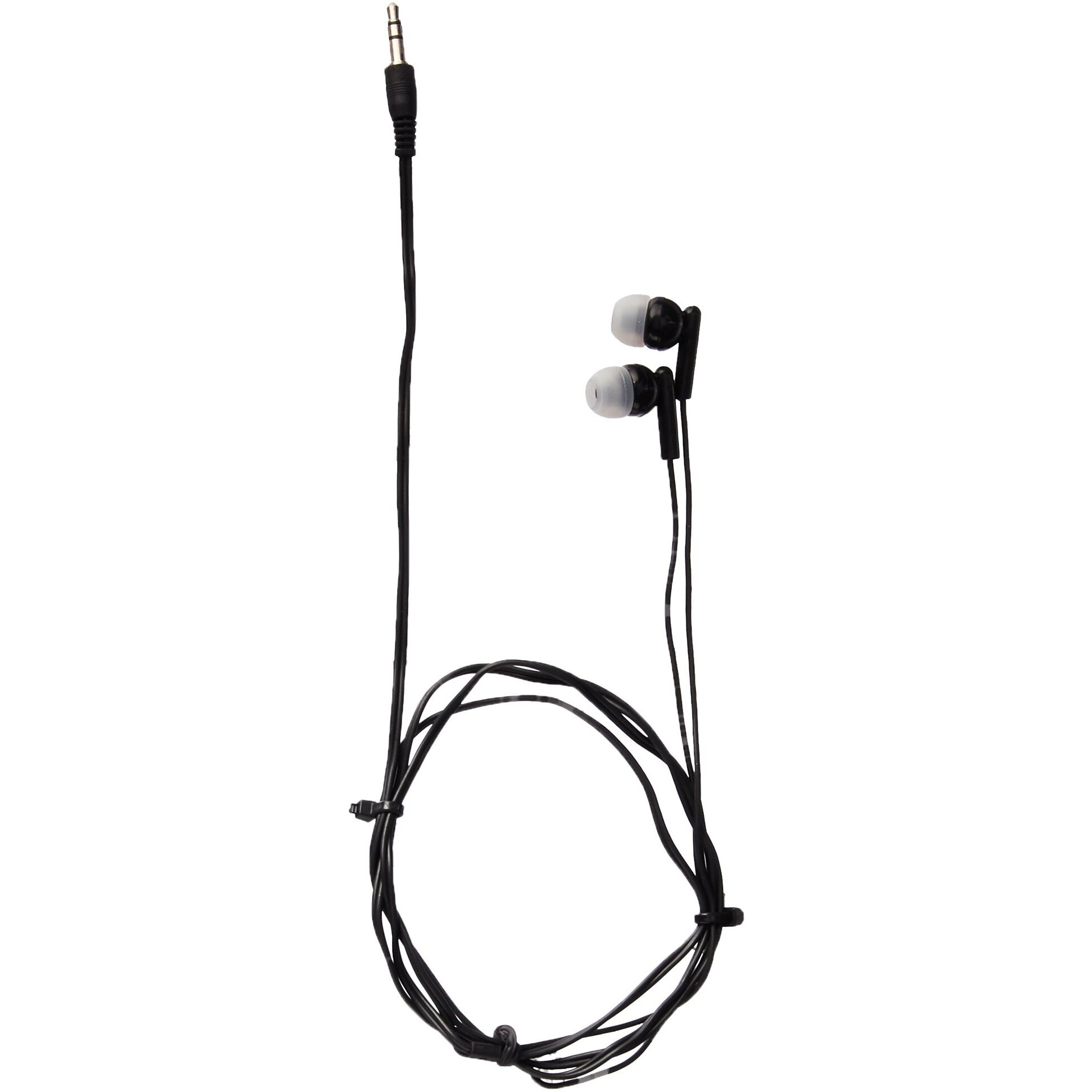 Earbud headphones w/3.5mm Plug and four foot cord