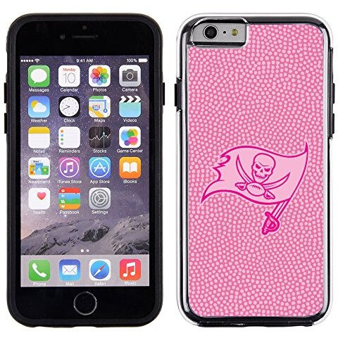 Tampa Bay Buccaneers Phone Case Pink Football Pebble Grain Feel iPhone 6 CO