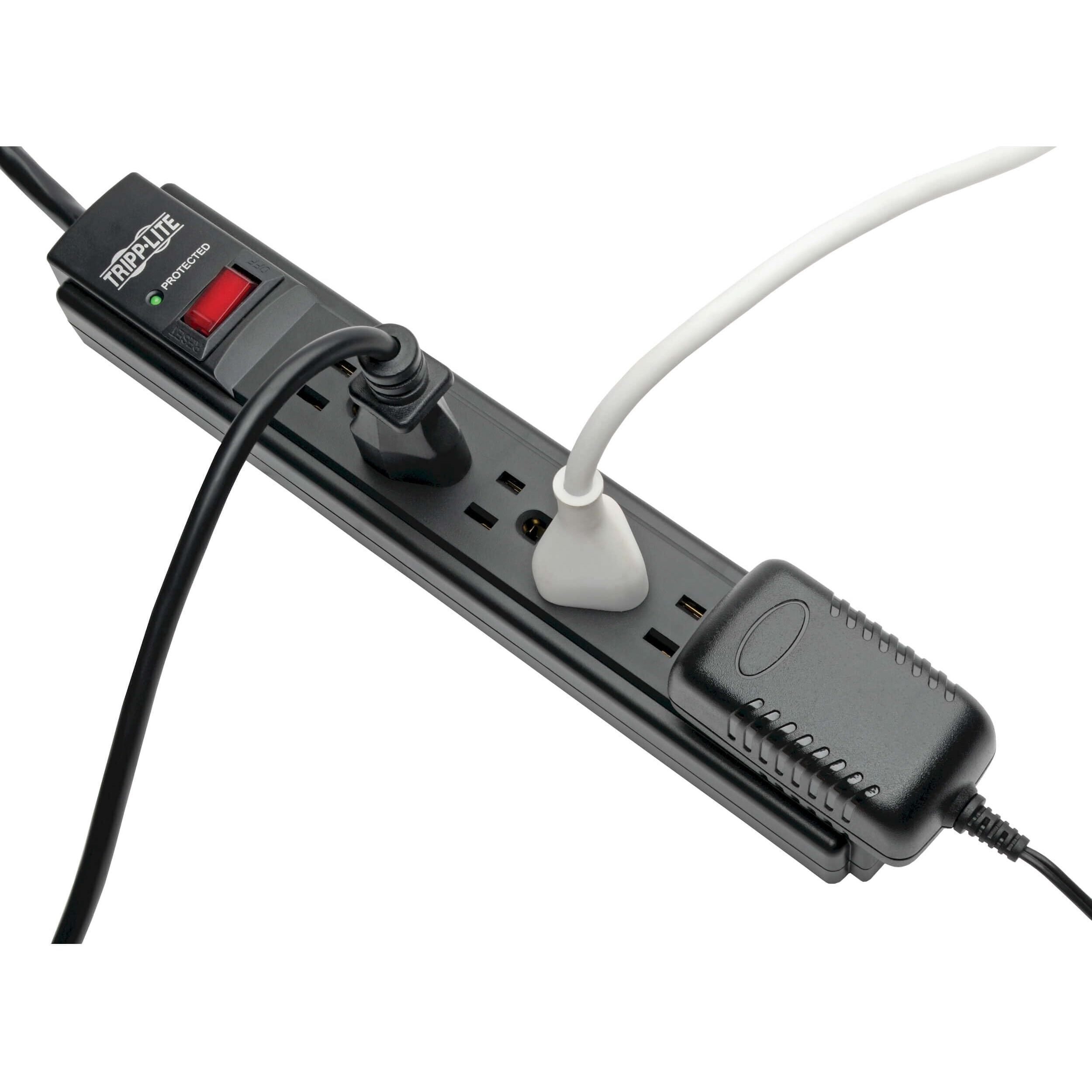 Surge 6 Outlet 15' Cord Black