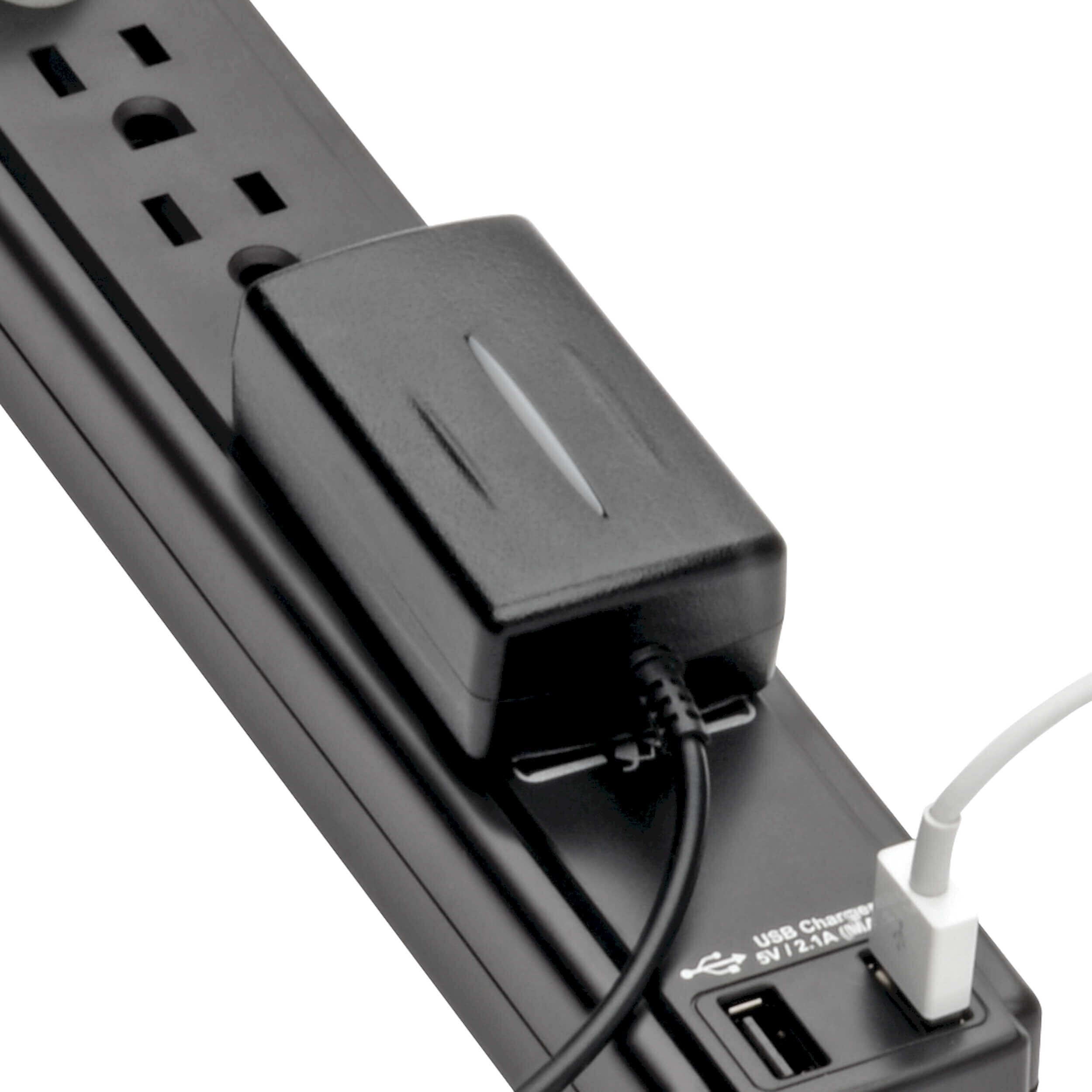 Surge 6 Outlet 6' Cord Black