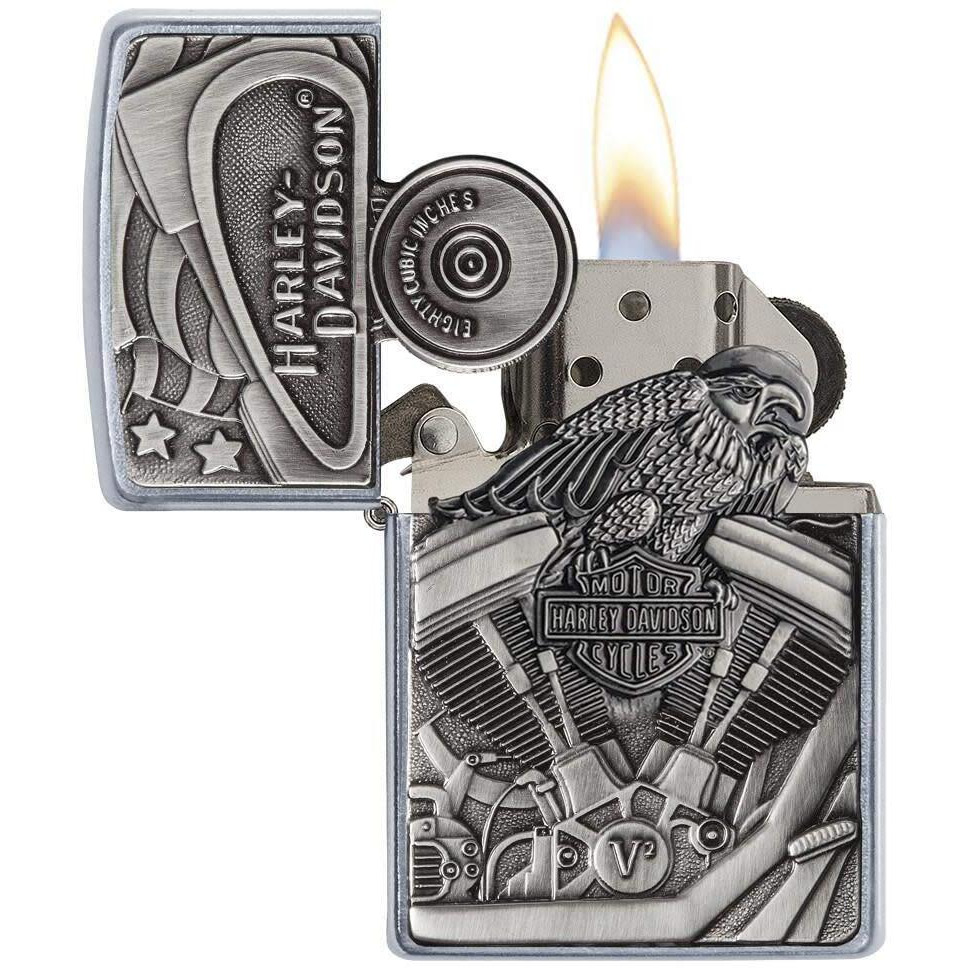Zippo Harley-Davidson Street Chrome Motor Flag