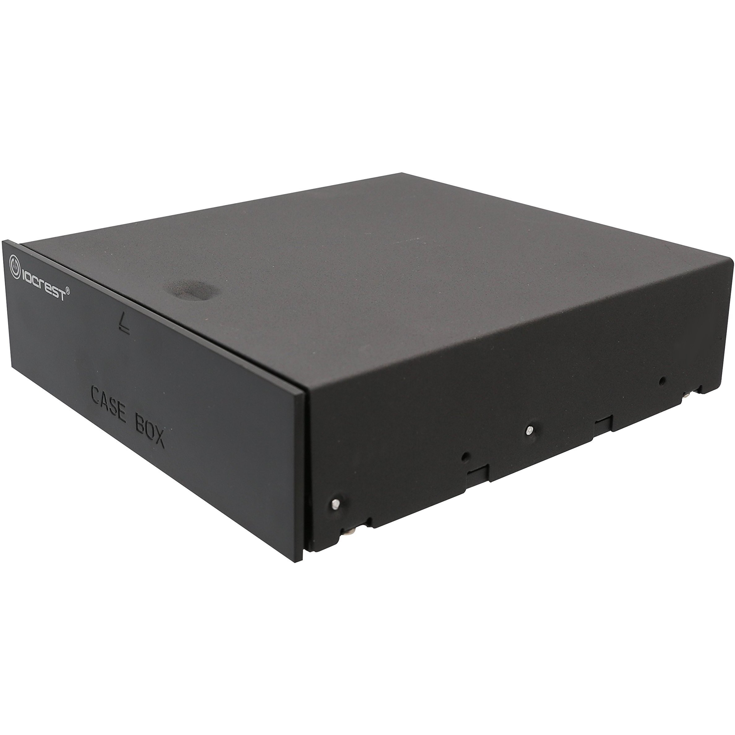 Blank Drawer Rack (5.25") for Storing Computer Accessories / CD Media / Driver / Cables etc. Great Room for Storage, Black Color