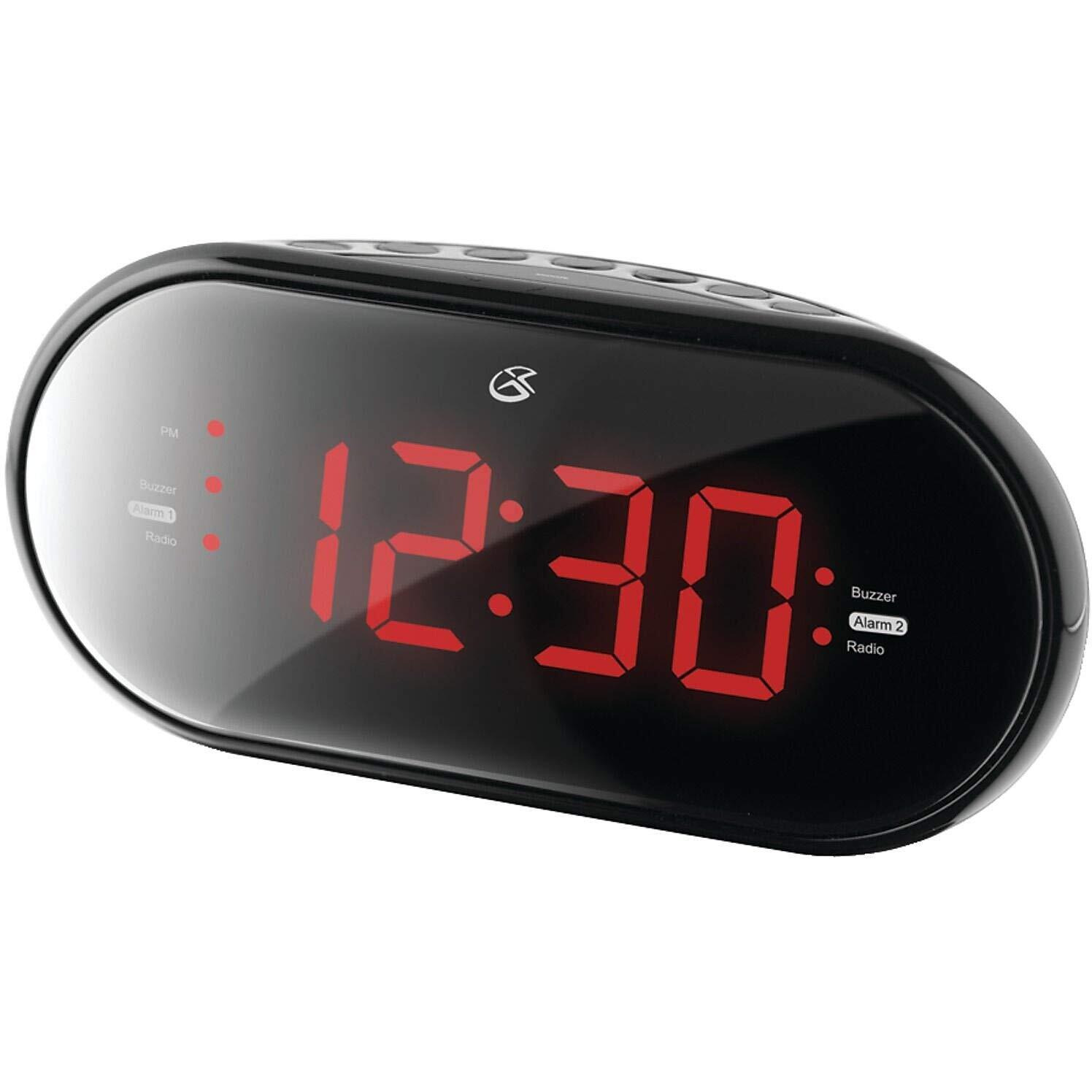 CLOCK RADIO DUAL ALARM (Pack of 1)