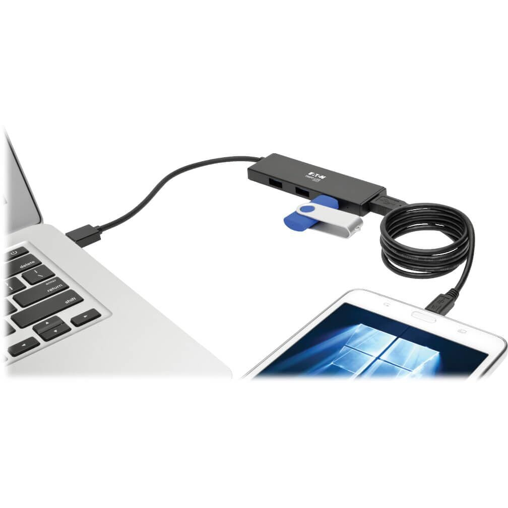 4 Port Portable Slim USB 3.0 S