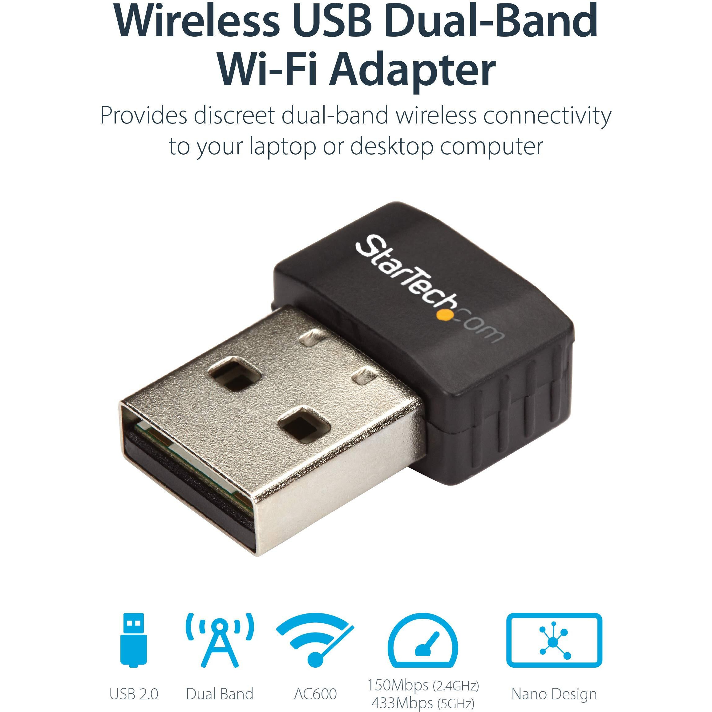 USB Dual-Band Wi-Fi Adapter