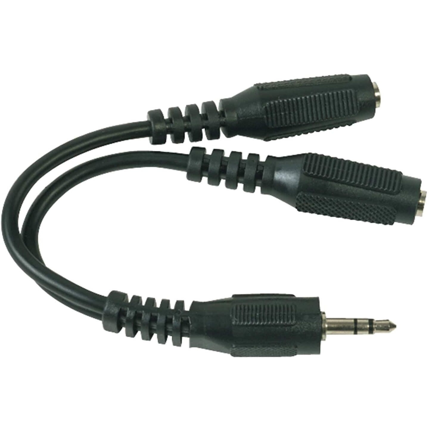 RCA AH202DR 3.5mm Stereo Headphone Y-Adapter