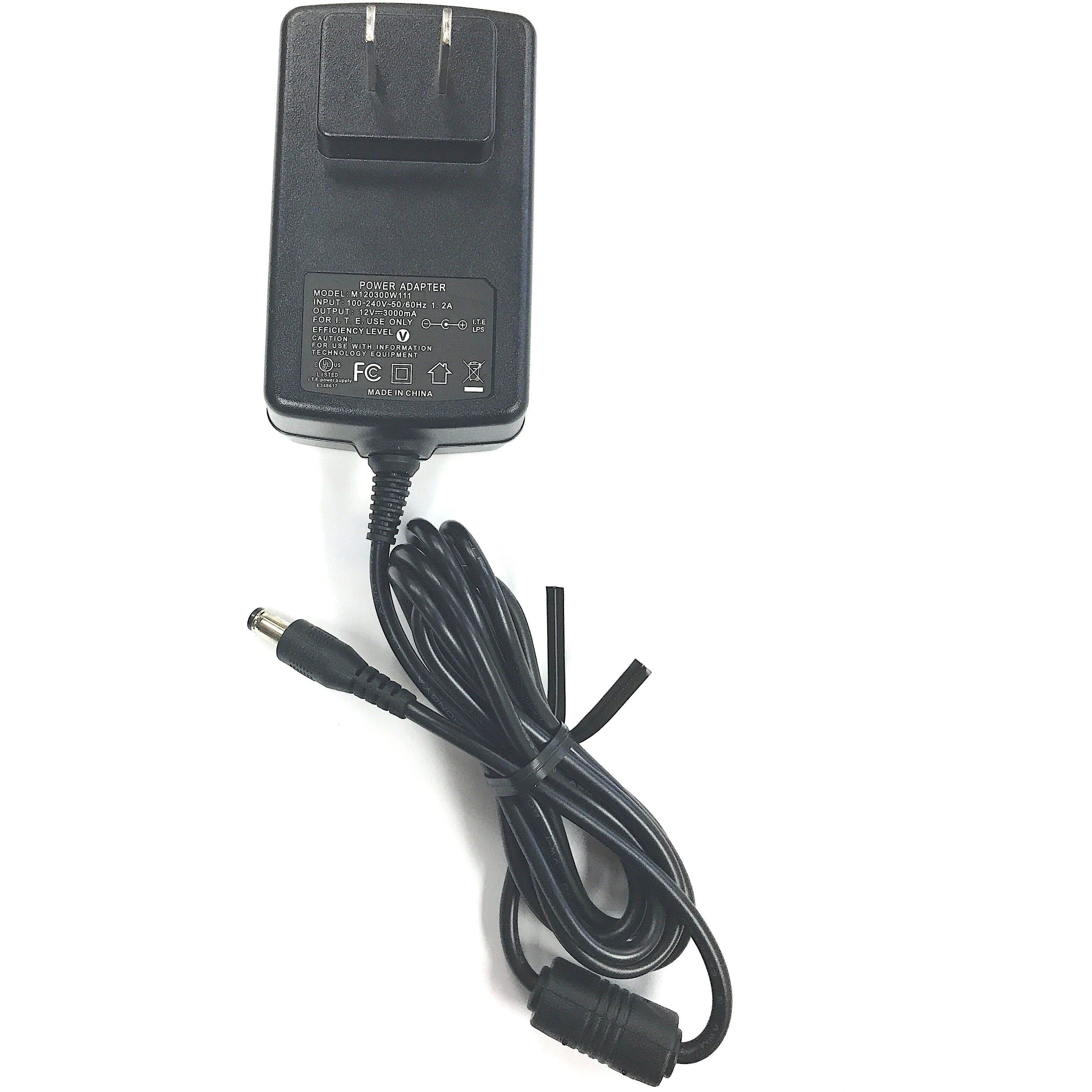 Naxa AC Adapter Power Supply Charger for LED LCD TVs and TV-DVD Televisions up to 15"