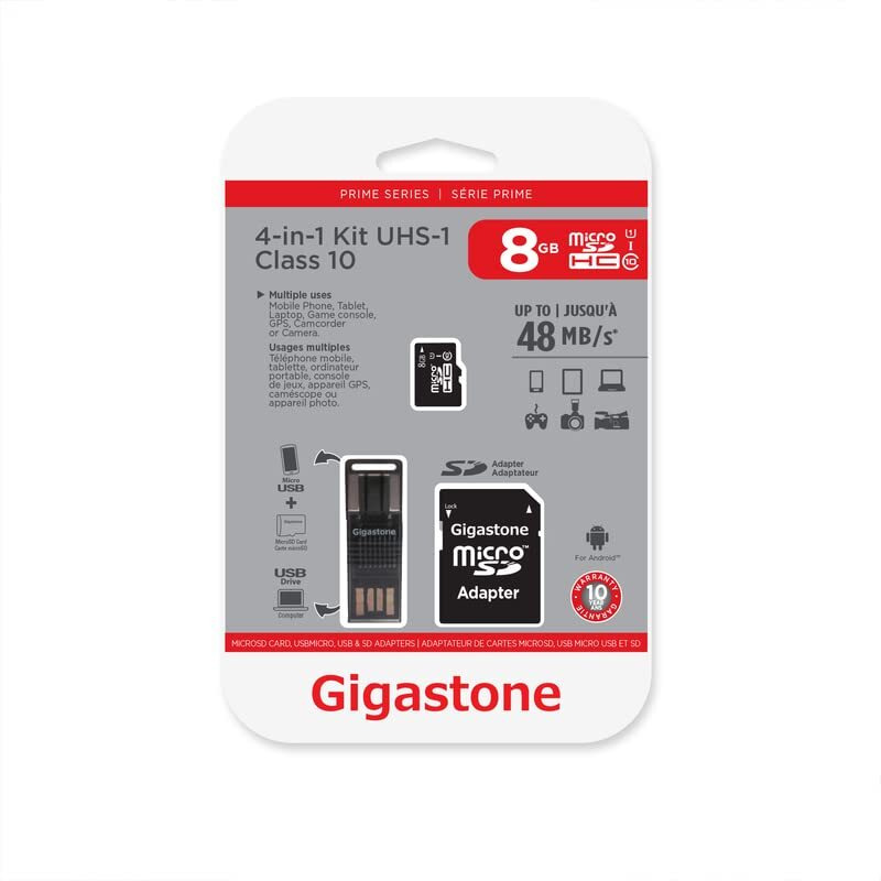 MICRO SD 4IN1 KIT 8GB (Pack of 1)