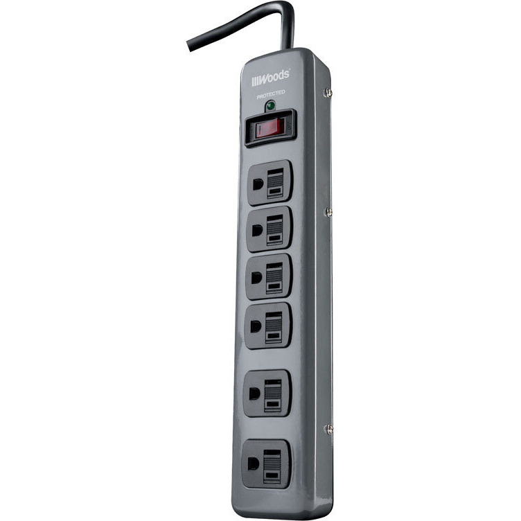 SURGE PROTECTER 6OUTLET (Pack of 1)