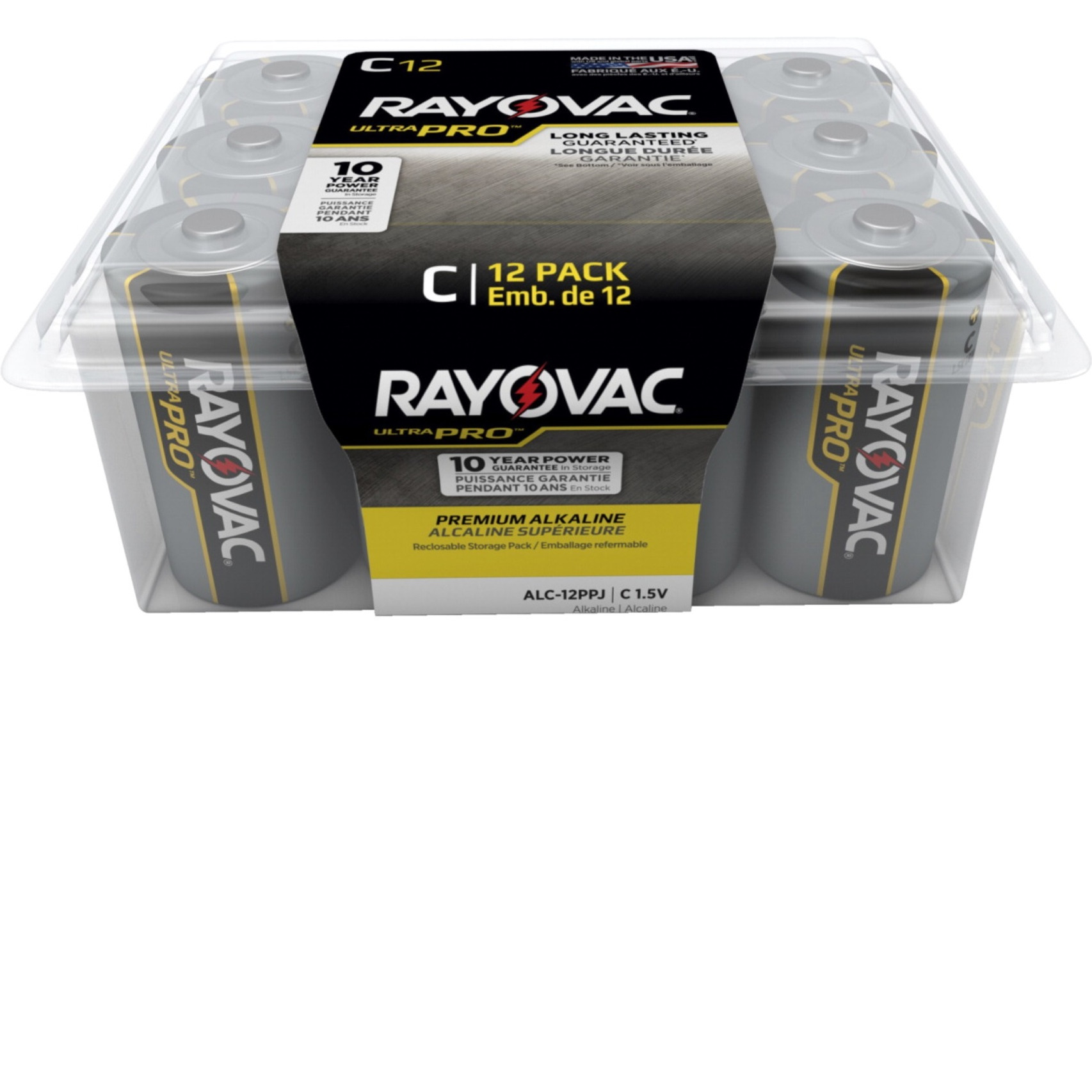 Rayovac Resealable Ultra-Pro Pack C 12-PK