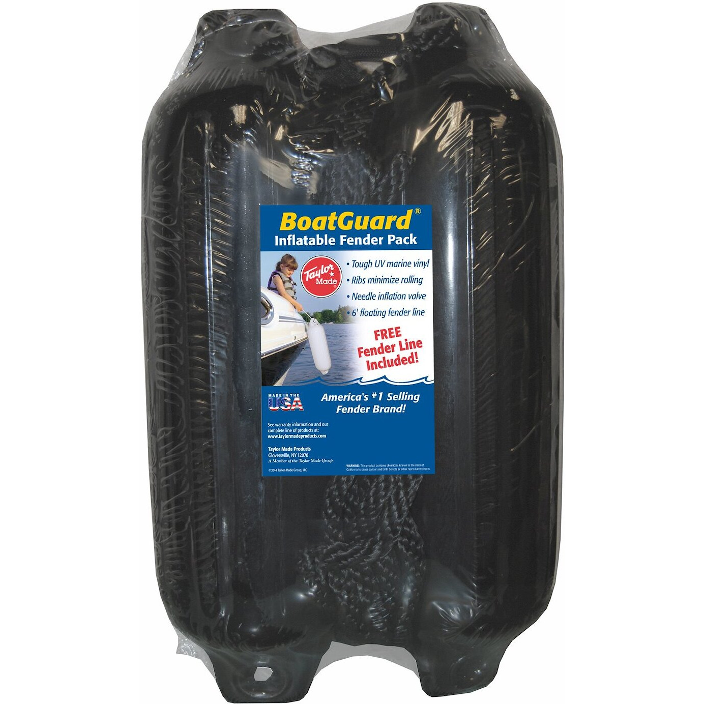6' X 22' BG FEND 2 PK. BLACK W/BLK