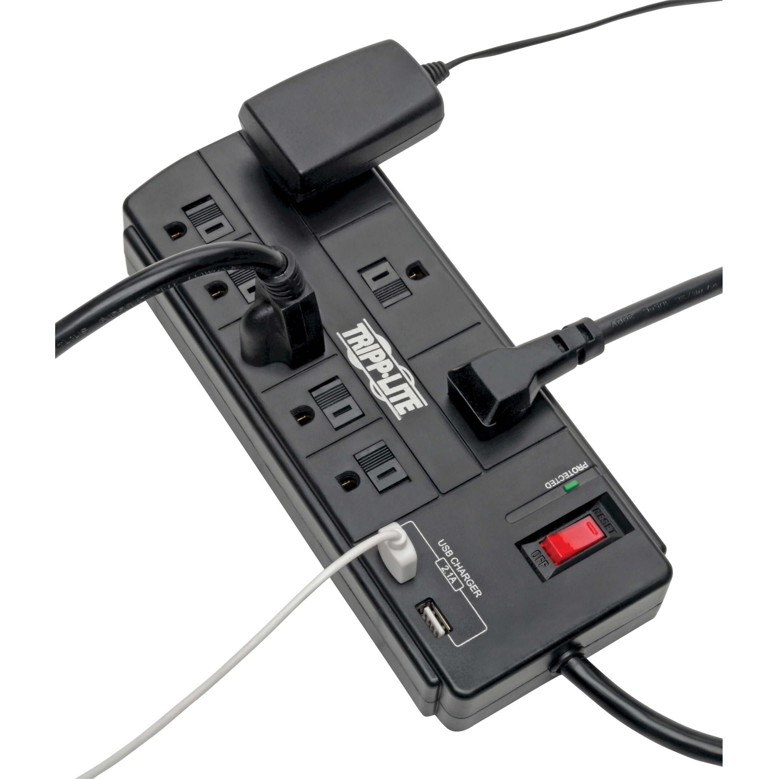 Surge Strip 8 Out 2 USB Ports