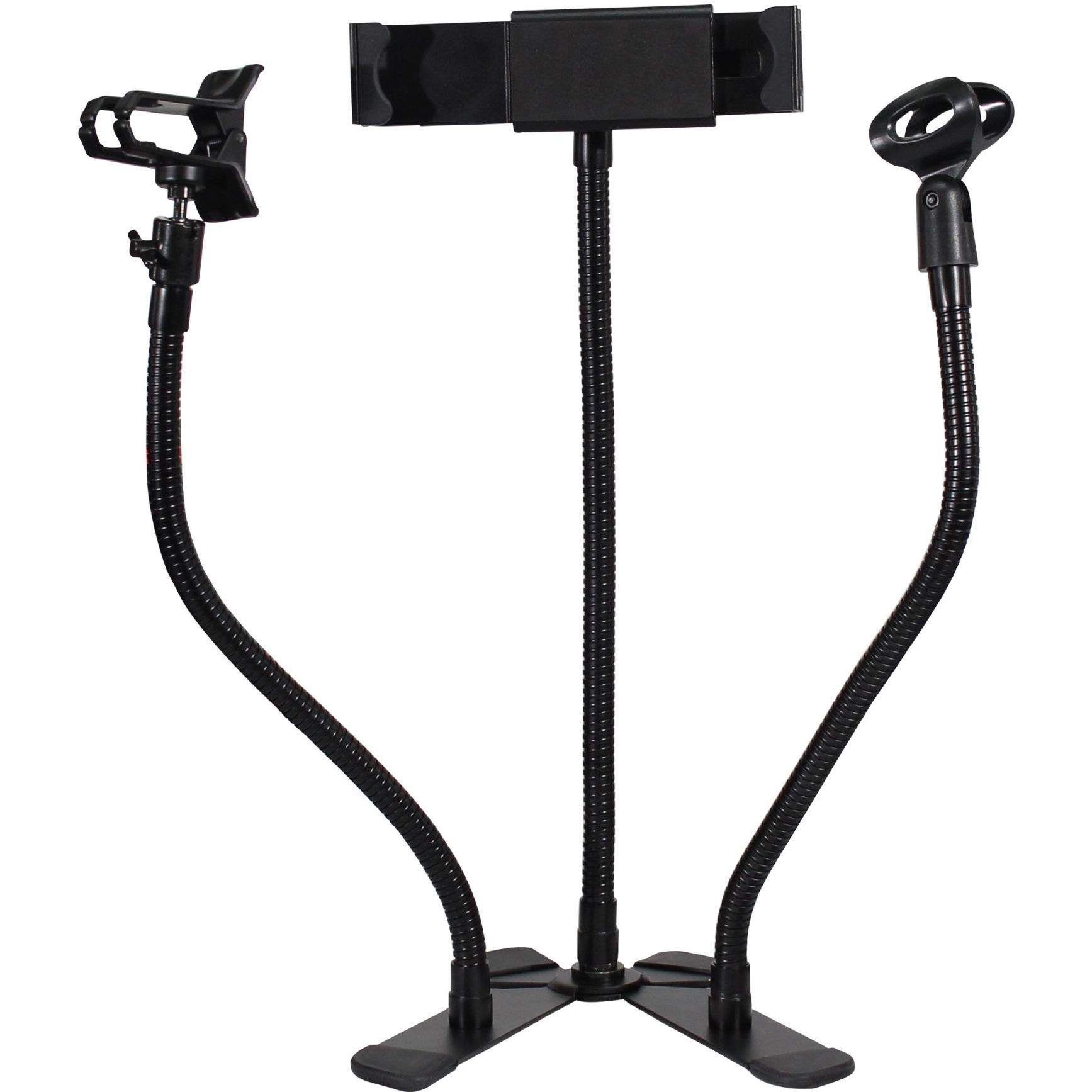 ProX X-MOBITCP20 Mobi Buddy Hands Free Tablet Mobile Device Clip Kit DJ Cellphone holder Selfie Stick Table Stand Tripod Clamp and Case