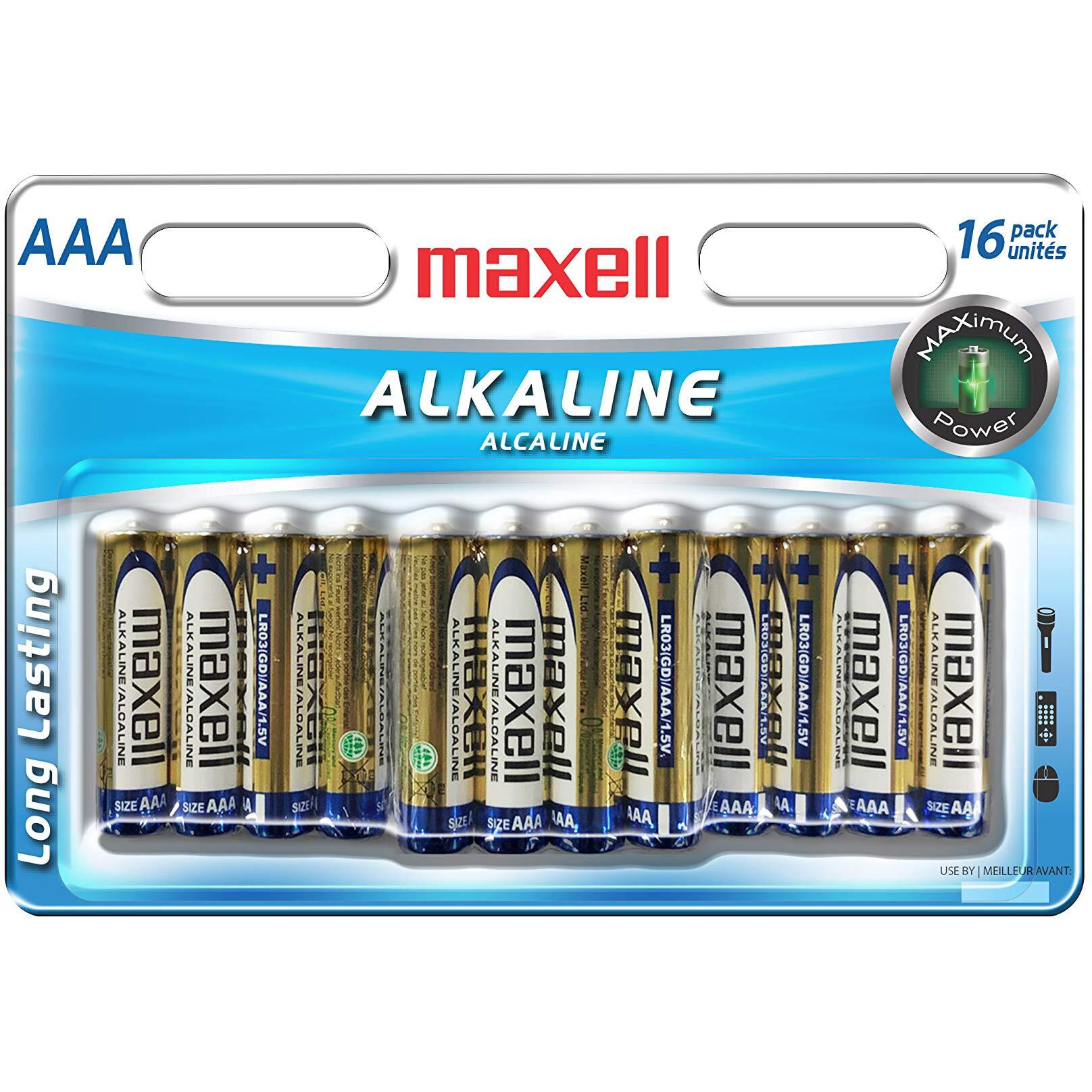 AAA 16PK CARDED BATTERIES