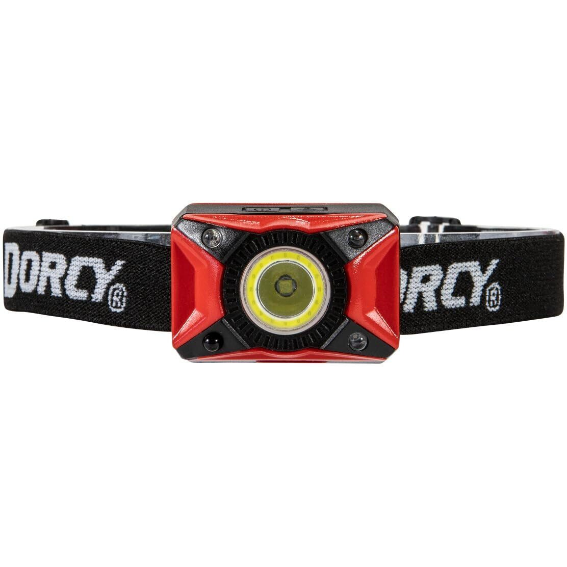 Dorcy 41-4337 650-Lumens LED USB Rechargeable Motion-Activated Headlamp, Red