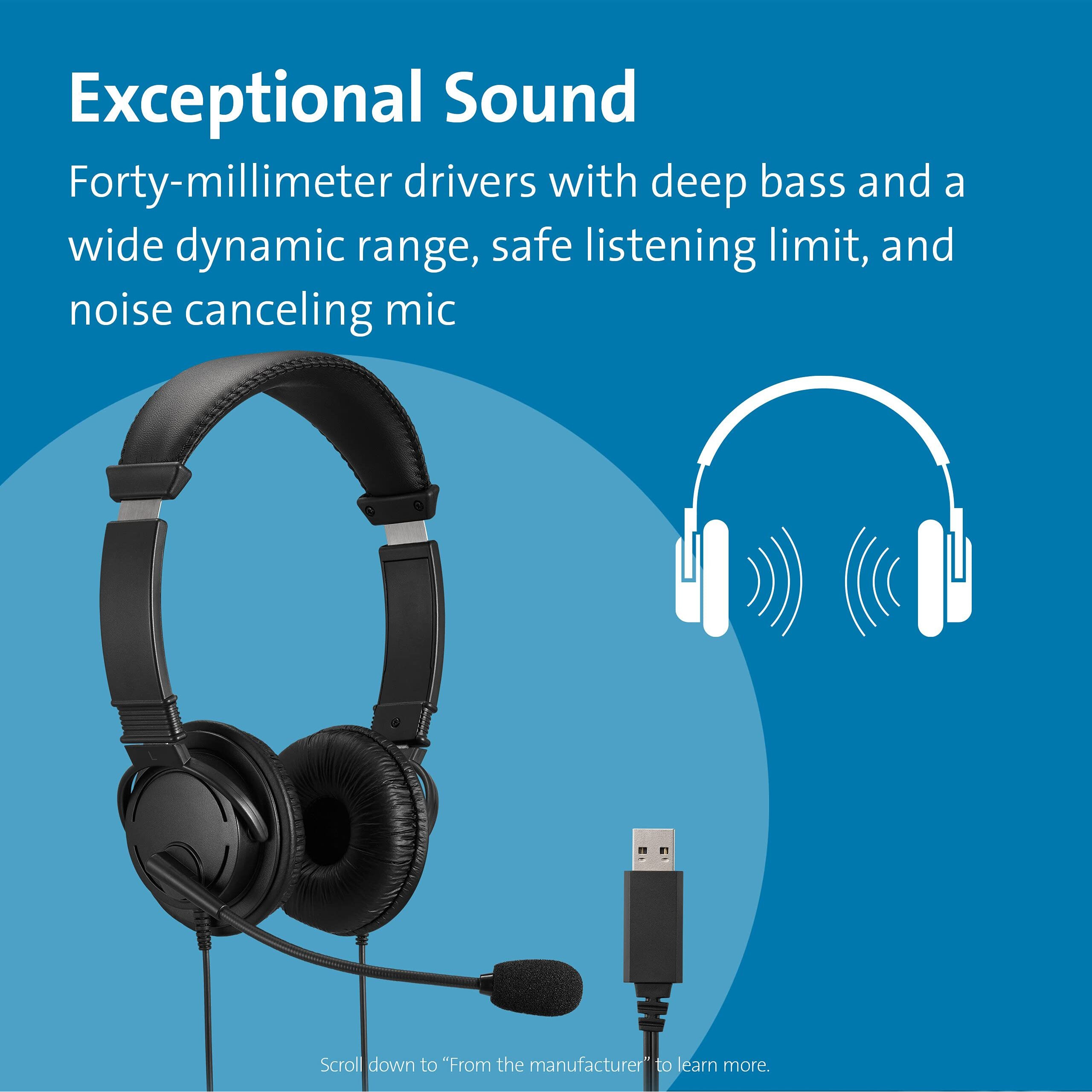 HI-FI USB HEADPHONES W MIC