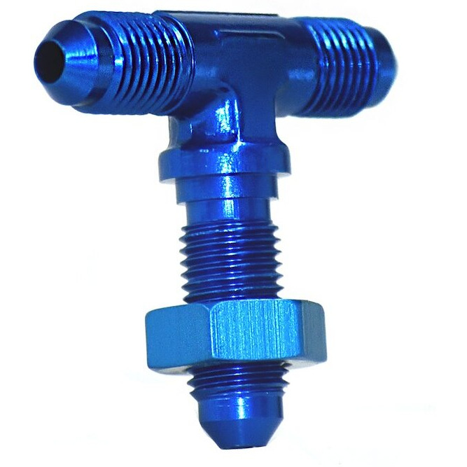 -4AN BLU BULKHEAD FLARE TEE