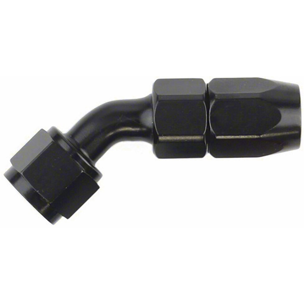 -16AN X 45  BLK HOSE END