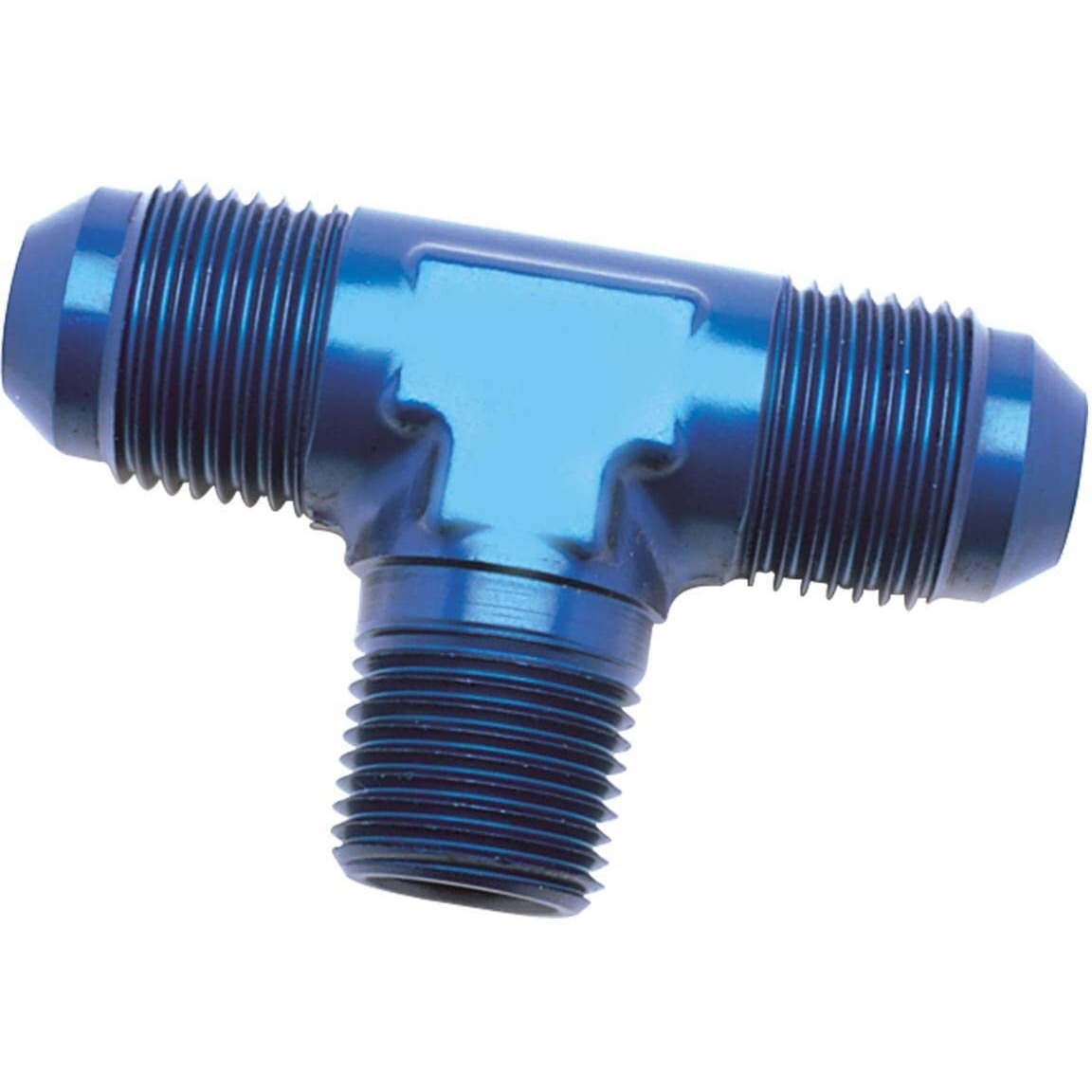 -3ANX1/8 NPTF BLU FLAR TO PIPE TEE