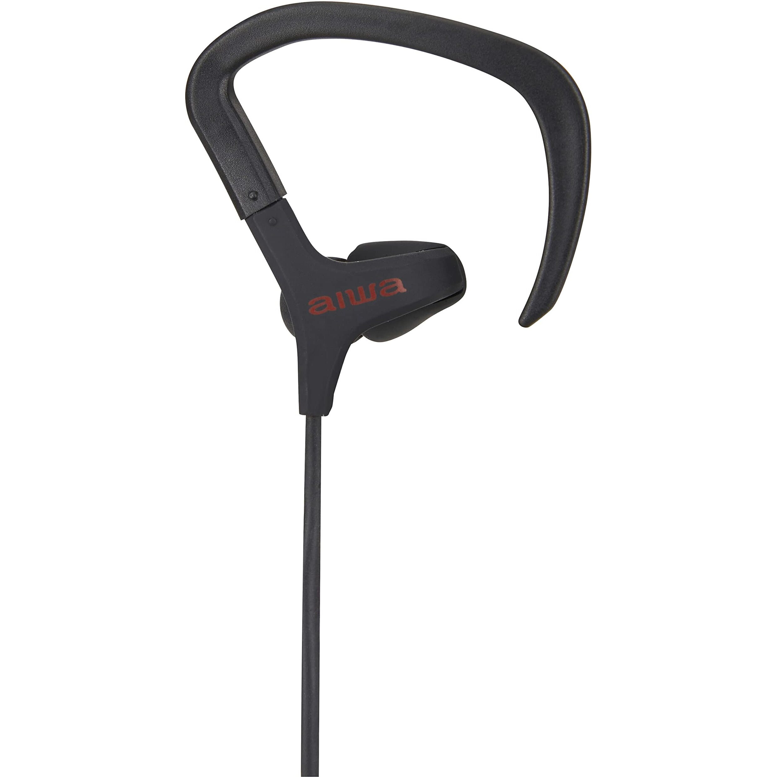 Aiwa Audio Train In-Ear Wireless Earphones - Black by Aiwa for Unisex - 1 Pc Earphones
