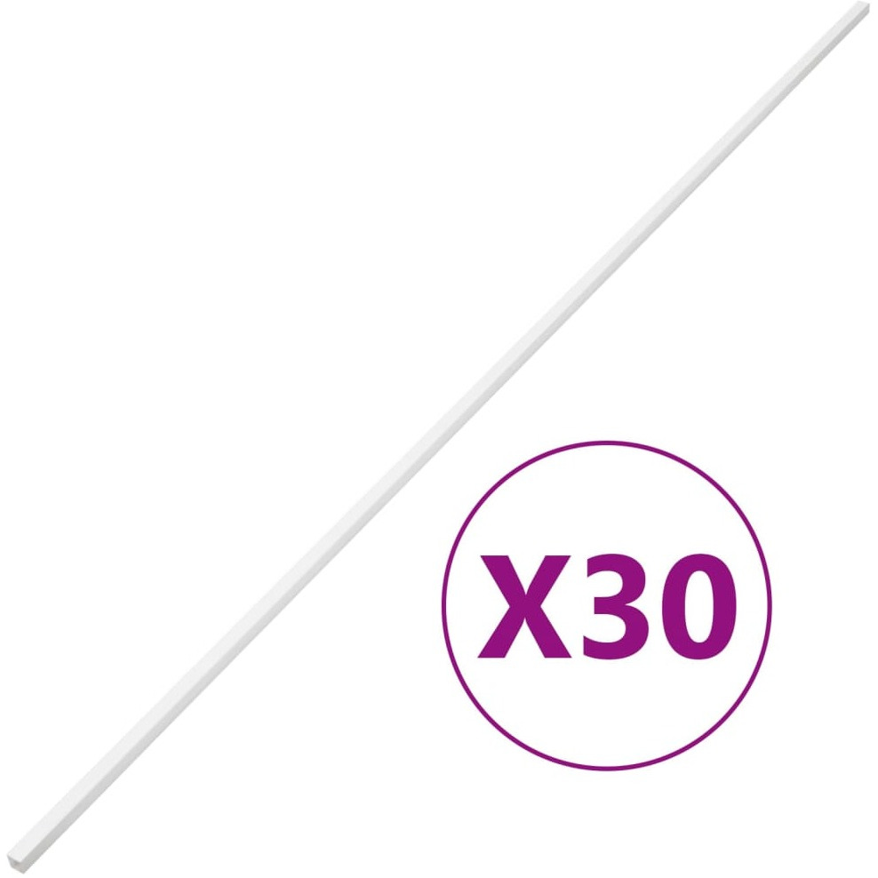 vidaXL Cable Trunking 0.8x0.4 98.4 PVC