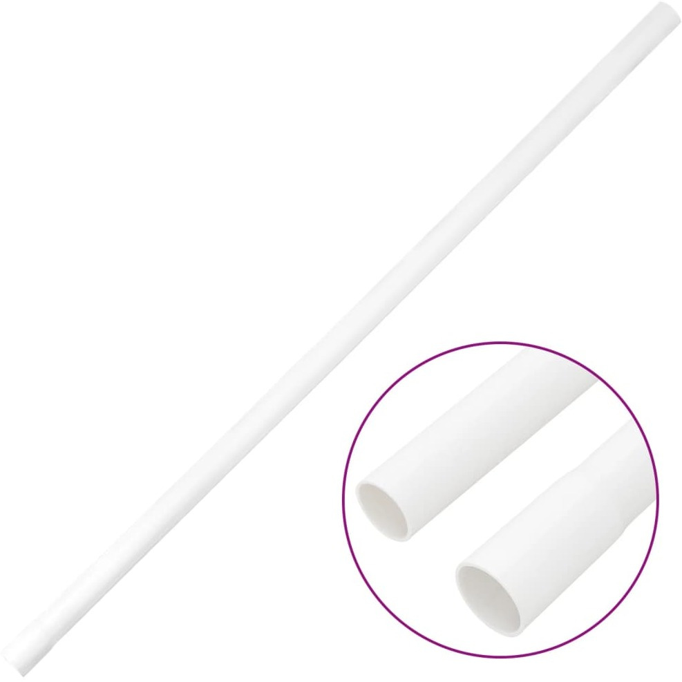 vidaXL Cable Trunkings with Clips 0.79 98.4 PVC