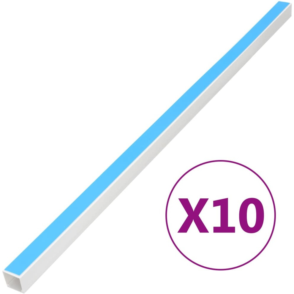vidaXL Cable Trunking Self-Adhesive 1.2x0.6 32.8 PVC