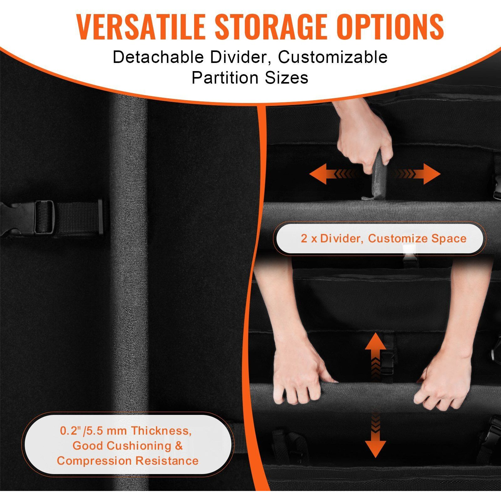 VEVOR Telescope Case 30.3" Multipurpose Shock-Absorbent Telescope Storage Bag
