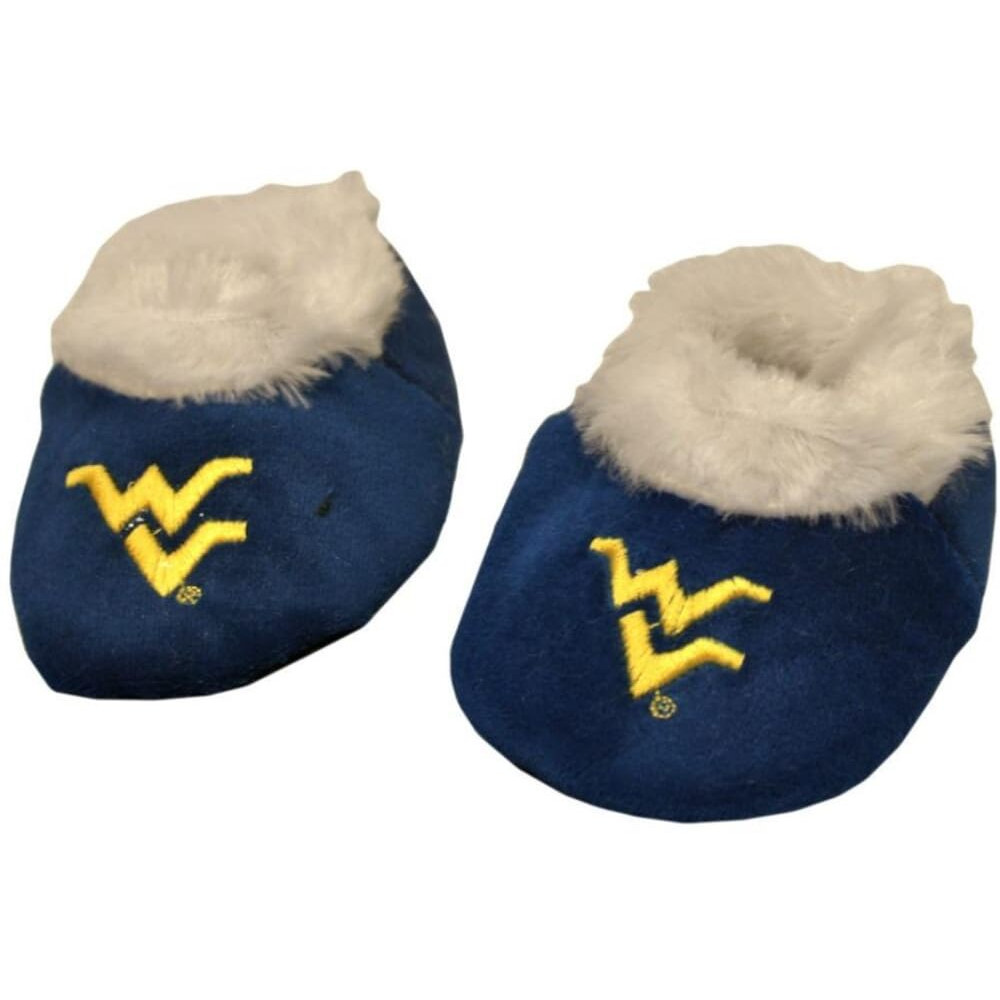 West Virginia Mountaineers Slipper - Baby Bootie - 0-3 Months - S