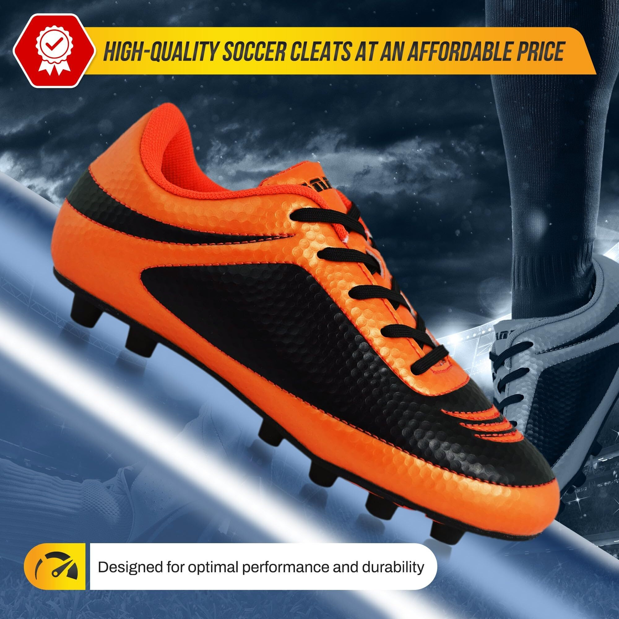 Infinity FG OrangeBlack Size 5.5