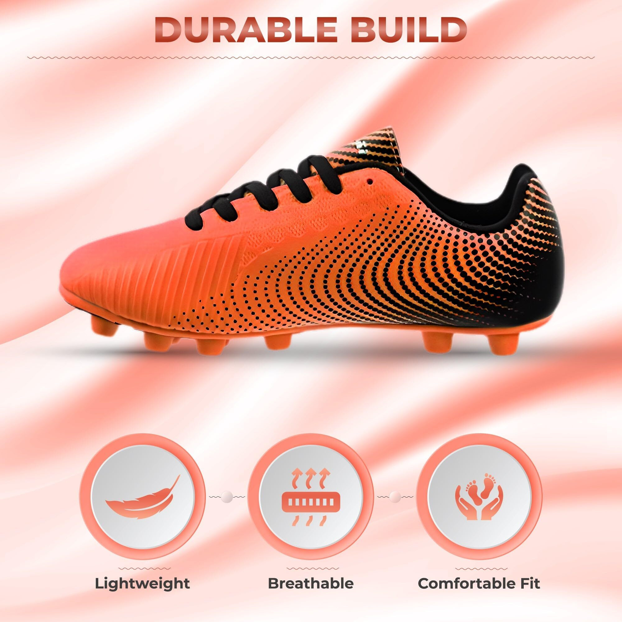 Stealth FG OrangeBlack size 12