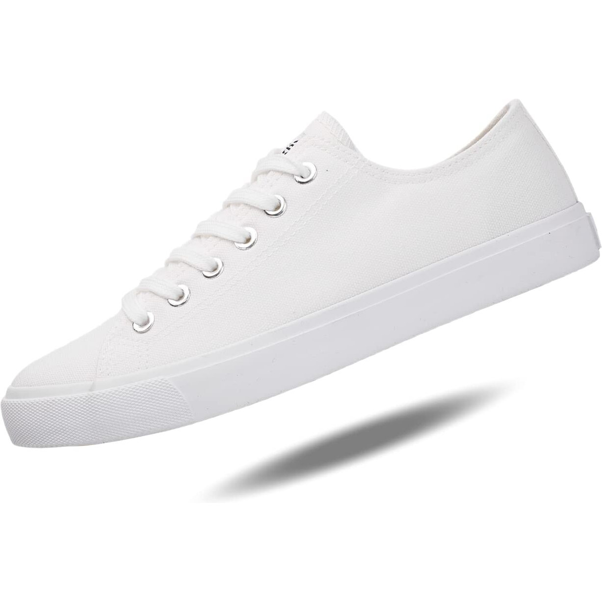 Fear0 NJ Unisex Retro Minimal All White Skateboard Sneaker canvas Shoes(D0102H7S4ZJ)