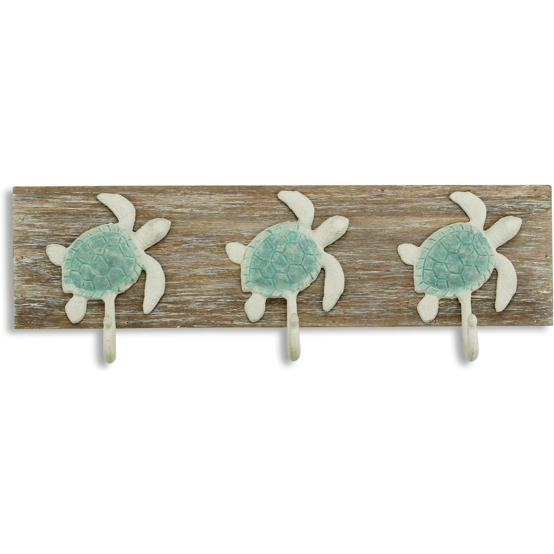 Coastal Sea Turtle Three Hook Coat Hanger