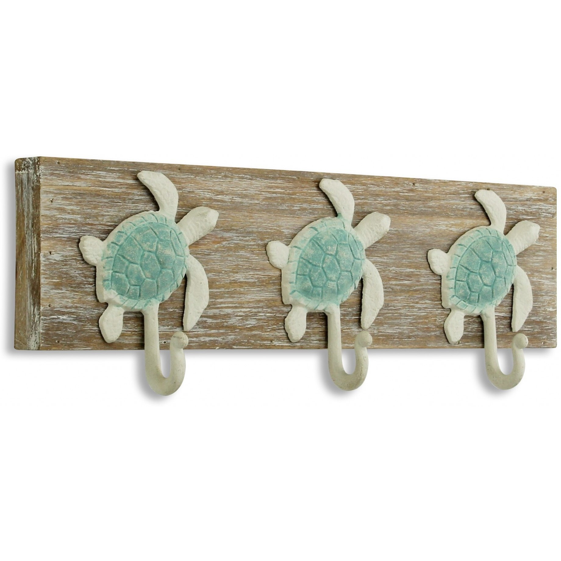 Coastal Sea Turtle Three Hook Coat Hanger