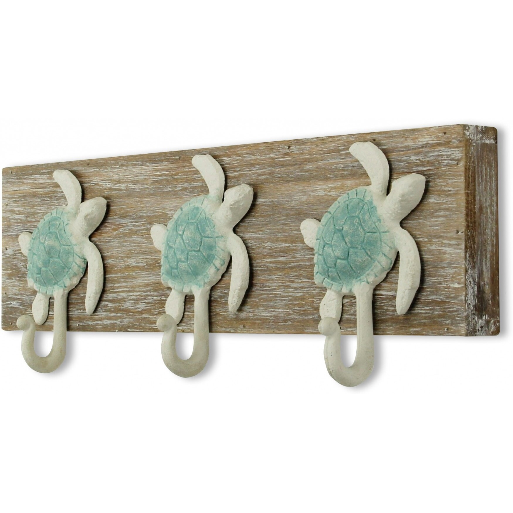 Coastal Sea Turtle Three Hook Coat Hanger