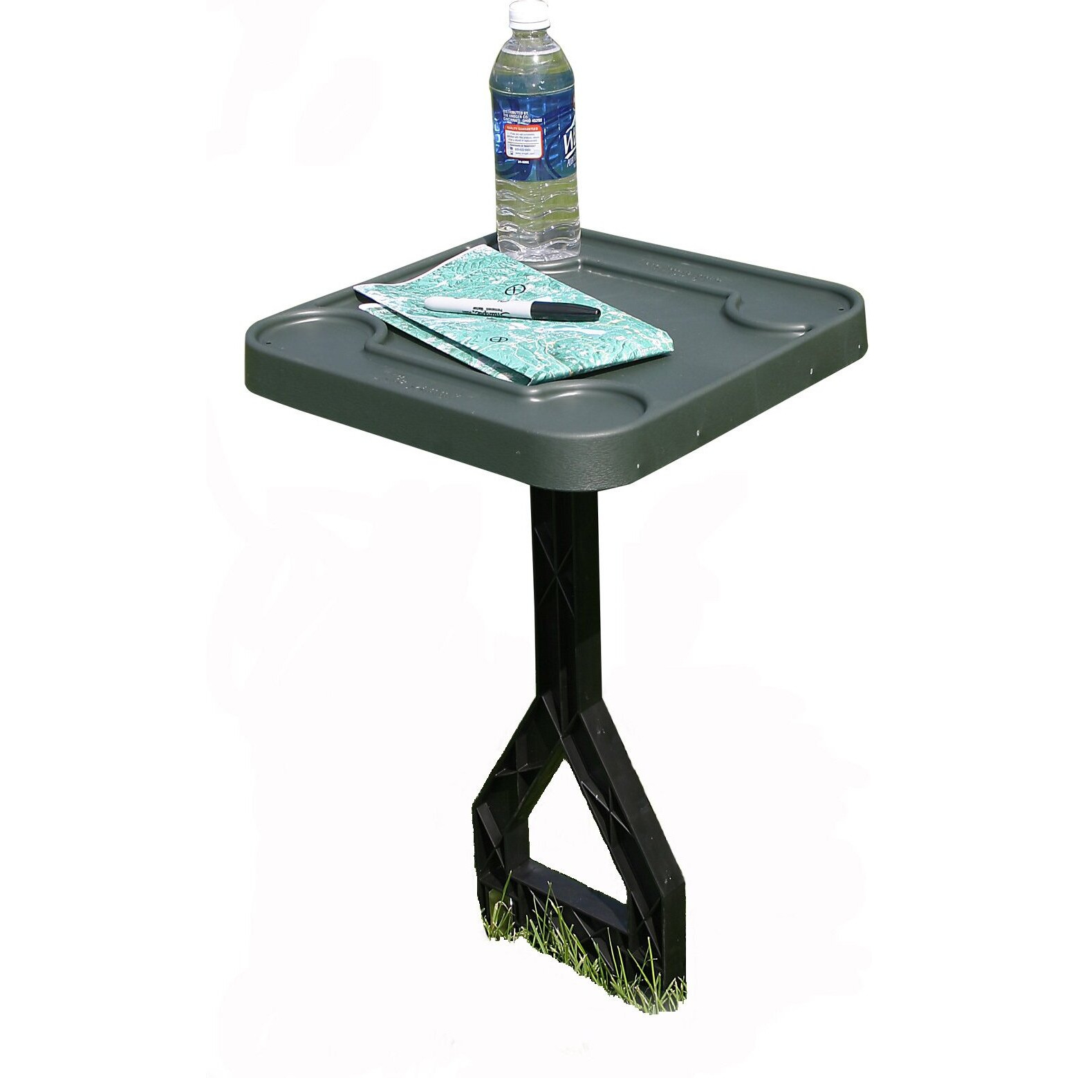 MTM Jammit Personal Outdoor Table for Cookouts Barbeques Sports Forest Green