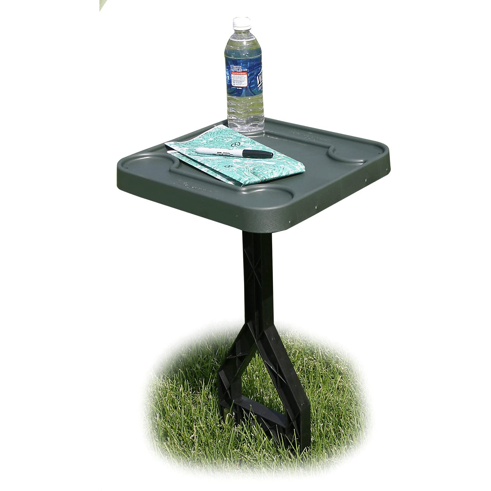 MTM Jammit Personal Outdoor Table for Cookouts Barbeques Sports Forest Green